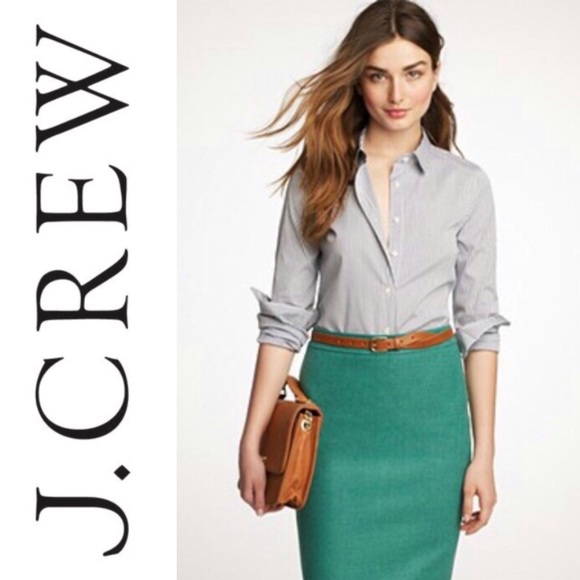 J. Crew Dresses & Skirts - J. Crew Pencil Skirt in Double-Serge Wool